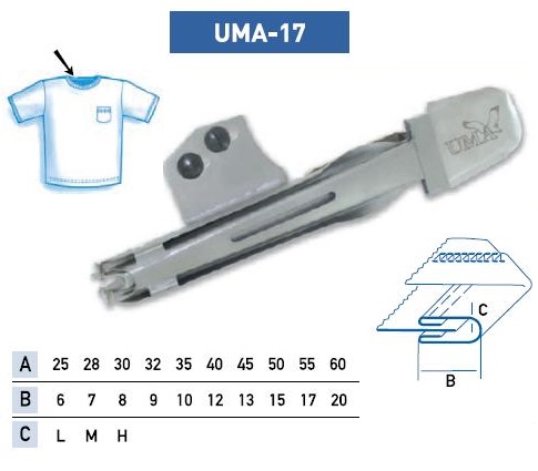 Приспособление UMA-17 55-17 мм H фото