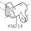 Кривошип механизма петлителя KM214 (original) фото